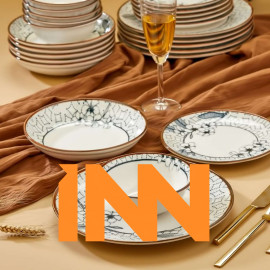 PORCELAIN PLATE SET 24 PIECES FROM FACTORY WHOLESALE 